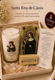 Kit devocional Santa Rita de Cássia
