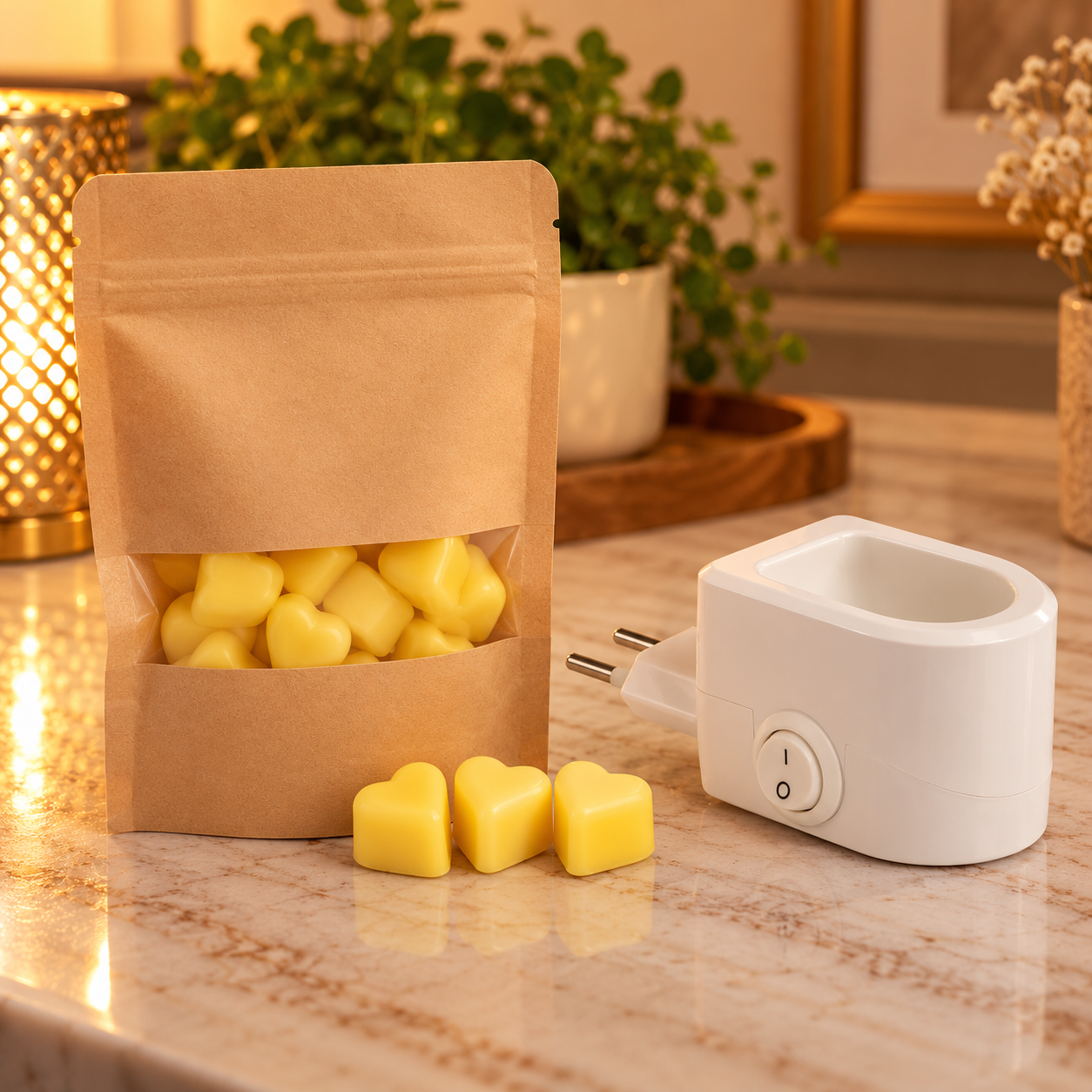Kit difusor elétrico com pastilhas aromáticas